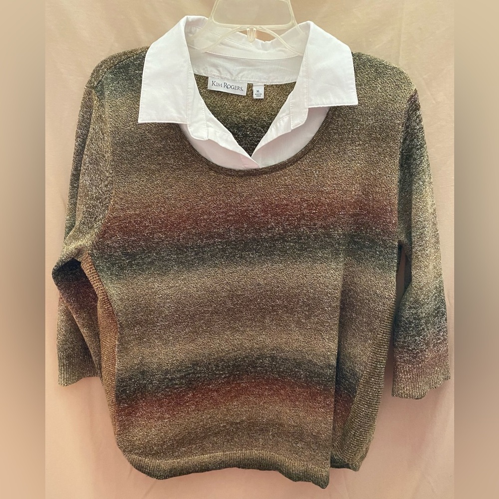 Kim Rogers Earth Tone Sweater